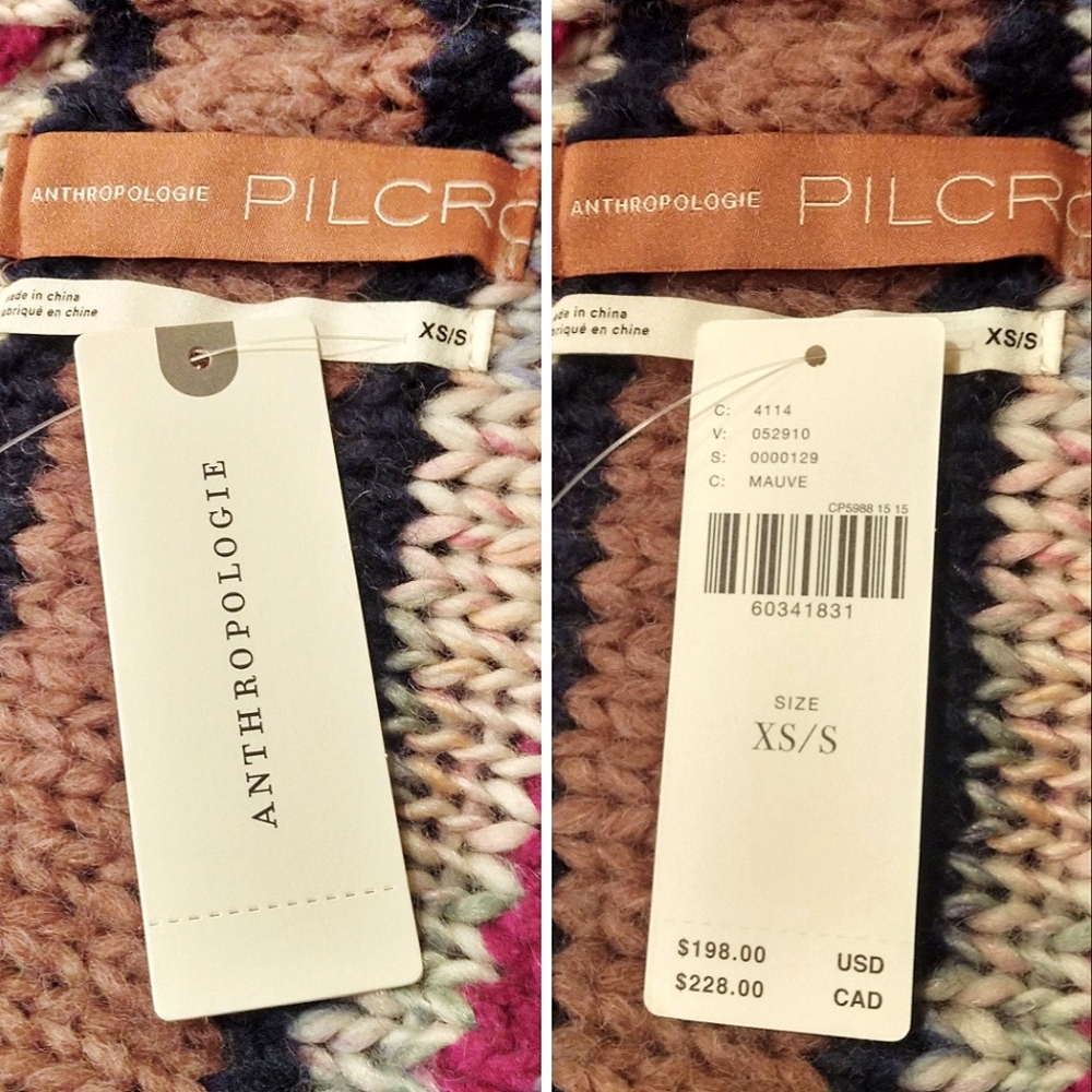 ANTHROPOLOGIE Pilcro Dreamer Deco Striped Duster Cardi $198/A WORK OF ART/2020' - Picture 14 of 16